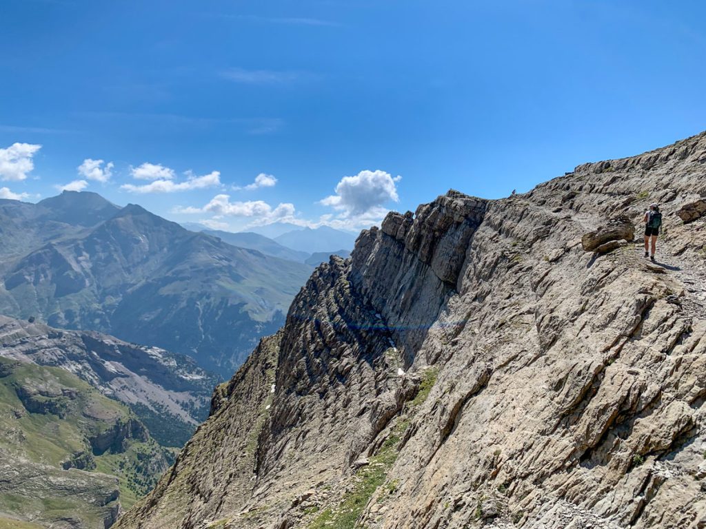 Paso del balcón de Pineta, Valle de Pineta