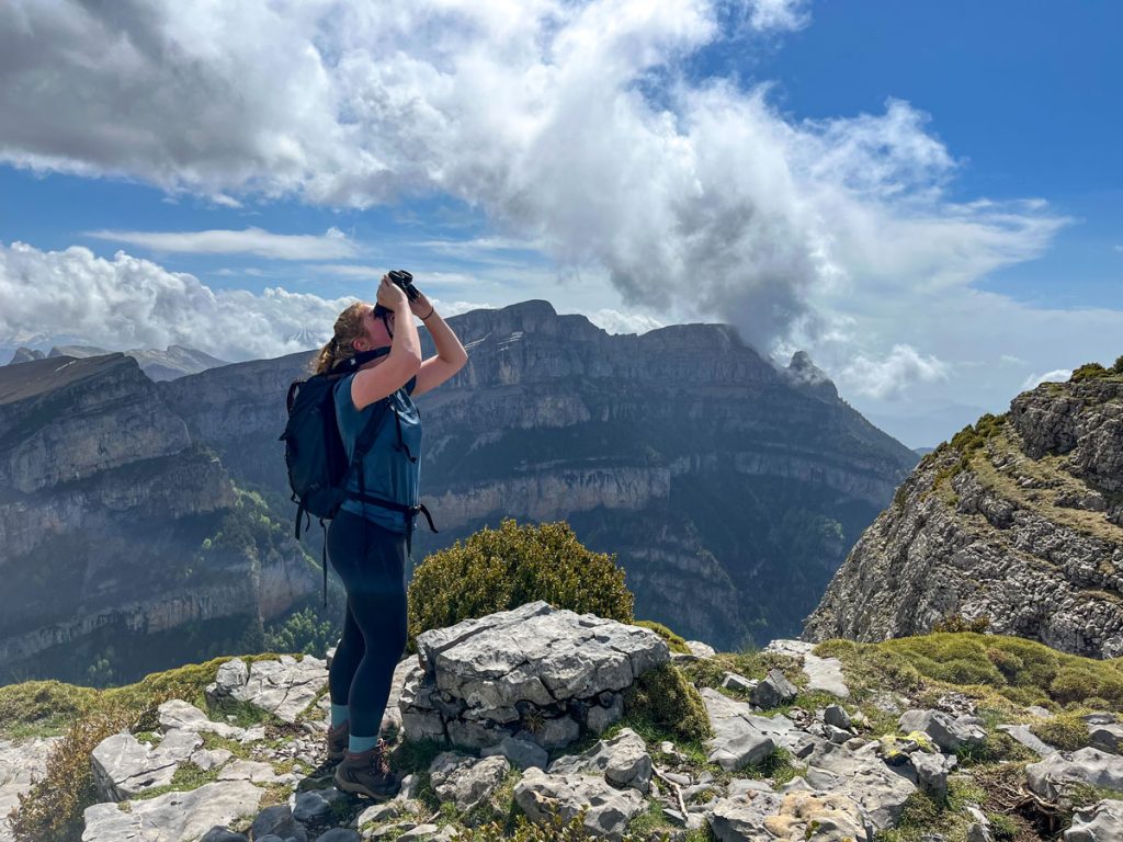 Observar buitres, Parque Nacional de Ordesa y Monte Perdido, ornitología Pirineo