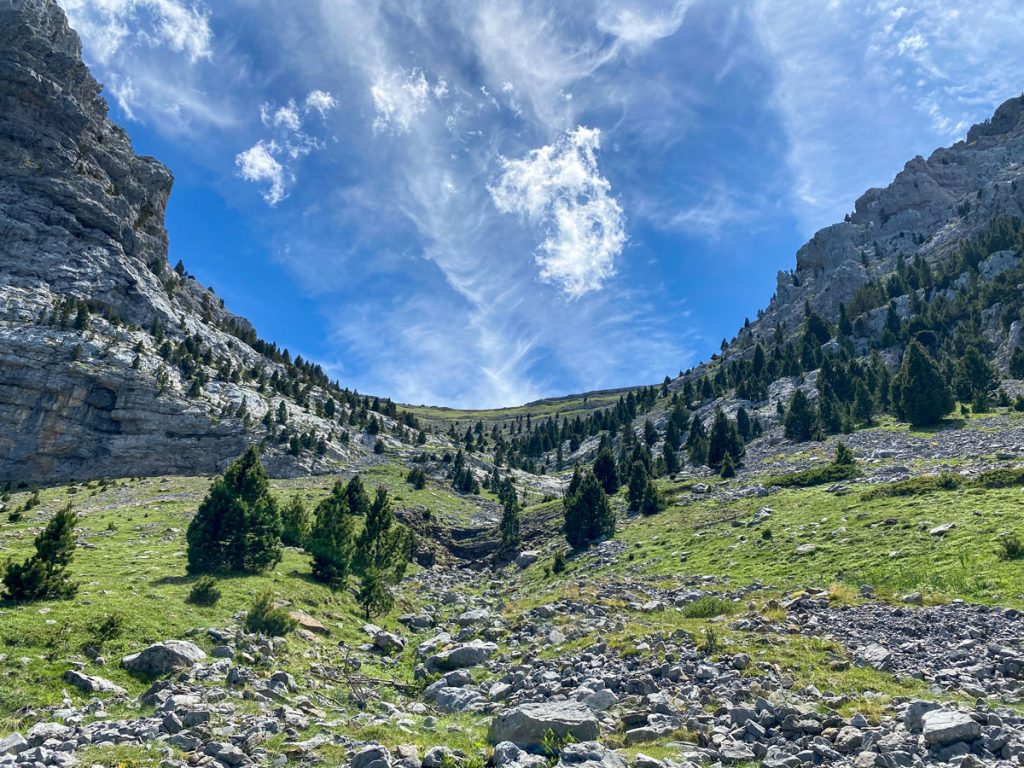 Etapa de la ruta trekking Parque Nacional Ordesa y Monte Perdido