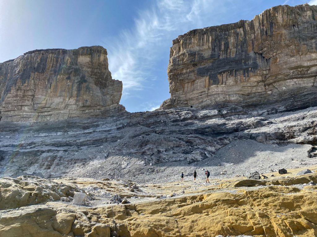 Brecha de Rolando, Travesía Monte Perdido, geología Parque Nacional Pirineos-Monte Perdido
