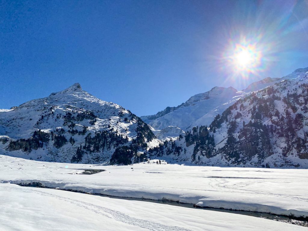 Ruta de raquetas hasta la Besurta - Forau y Plan de Aiguallut