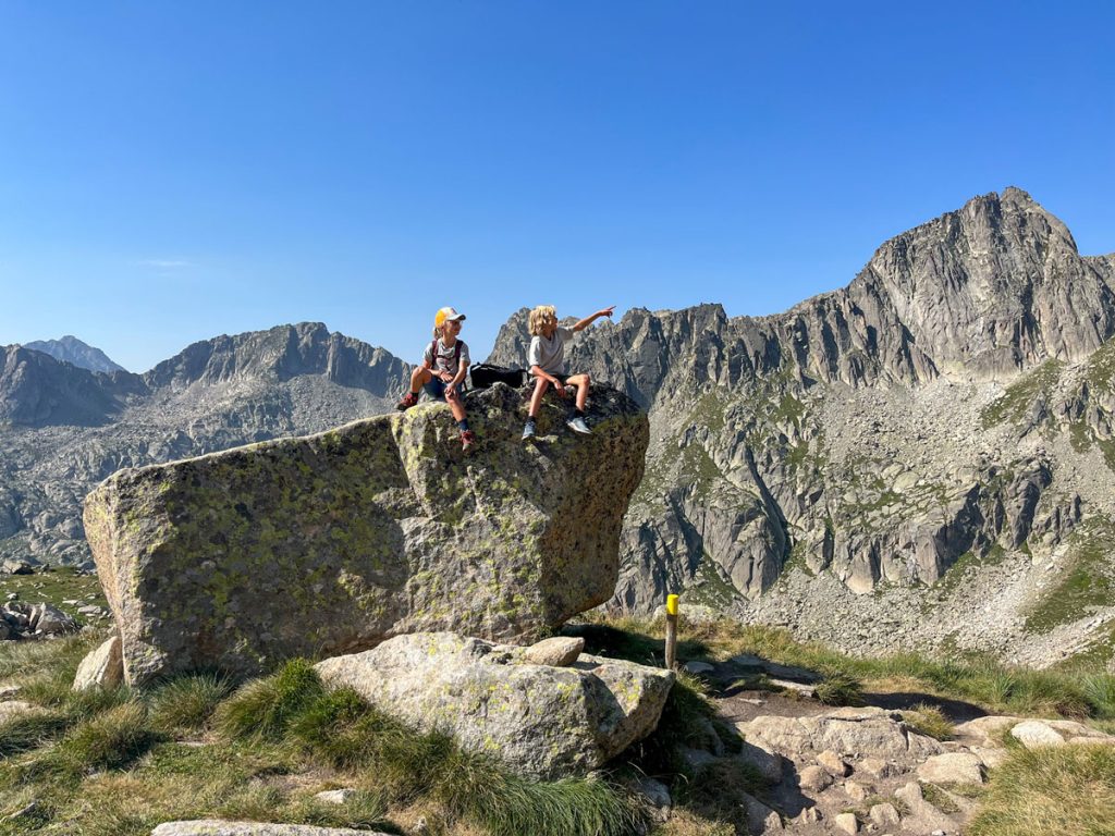 Trekking guiado en familia